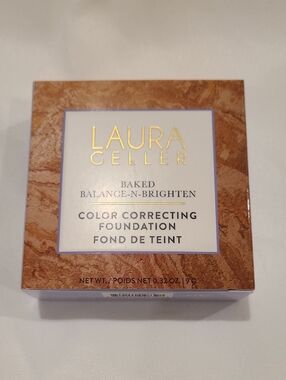 NEW Laura Geller Baked Balance-N-Brighten Color Correcting Foundation